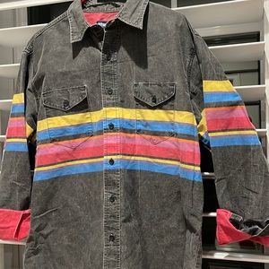Vtg Wrangler button down western 17-35